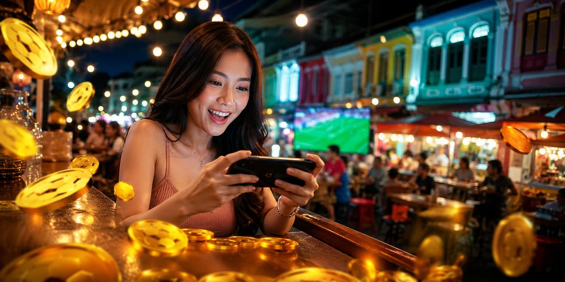 Pemain Penang mengakses kasino Baccarat menerusi telefon pintar